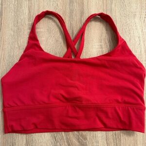 Lululemon Women's Red Sports Bra